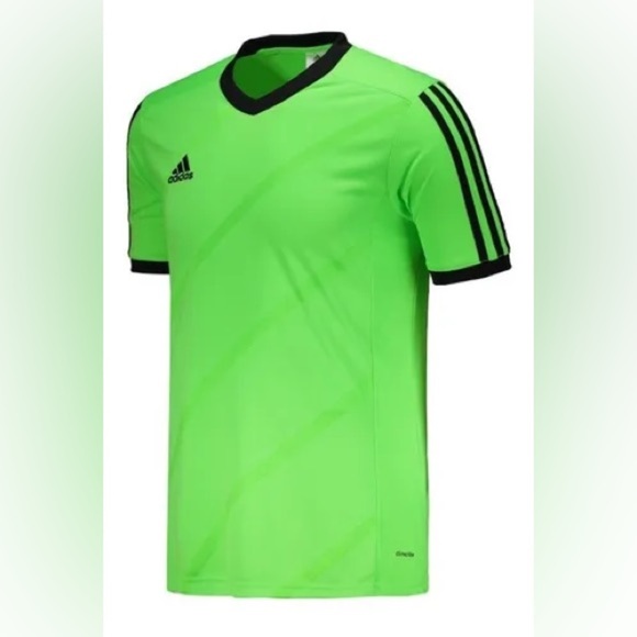 Adidas Green and Black Performance Jersey - Picture 1 of 3